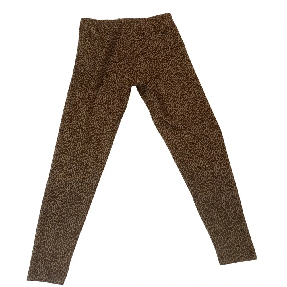 Vintage Blair Leopard Print Stretch‎ Pants Womens Large 80s 90s USA Made